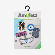Amulety - ozdoby na boty Amuletz Lucky you mix Coqui