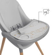 Jídelní židlička a lehátko Fini Up 2 v 1 Grey Kinderkraft