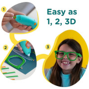 3D pero 3Doodler Start+ a 72 náplní + 10 šablon
