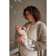 Tepláčky novorozenecké Melange Birch vel. 50 Lodger