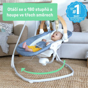 Houpačka pohupující hudební Chambray 0 m+, do 9 kg Ingenuity