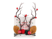 Párty sponky do vlasů vánoční parohy se šípky