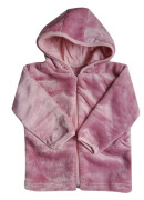 Kabátek s dlouhým rukávem na zip s kapucí wellsoft MKCool Růžový 