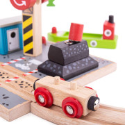 Uhelný dok s jeřábem Bigjigs Rail