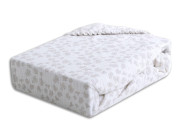 Mušelínové prostěradlo Design s gumou 60 x 120 cm BabyMatex