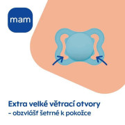 Dudlík Air silikon 0 m+ MAM
