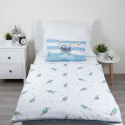 Povlečení do postýlky Lilo and Stitch Tropical Hugs 100 x 135, 40 x 60 cm Jerry Fabrics