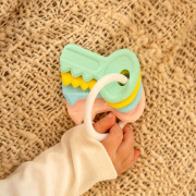 Dětské chrastítko klíče pastelové Akuku