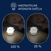 Silikonové závěsné LED světýlko Zopa