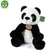 Plyšová panda sedící 27 cm Eco-Friendly Rappa