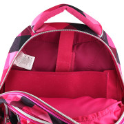 Školní batoh Minnie - Růžovo černé kostky