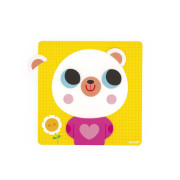 Edukační magnetická hra Emoce a pocity Medvídek s předlohami Janod