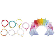 Sada Výroba šperků duhové náramky 7 ks Janod