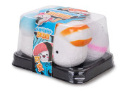 Squishy Sushi Kawaii 5 cm – mačkací sushi kamarádi, sada 3 ks