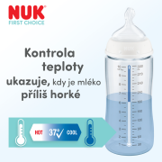 First Choice láhev s kontrolou teploty 300 ml Nuk 