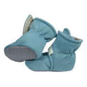 Capáčky barefoot Warmkeeper Zoe Teal modrá Esito