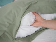 Kojicí a těhotenský polštář s pratelným potahem Moniel