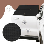 Sluneční clona do auta XL, strečová, 2 ks Sipo