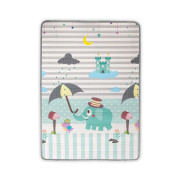 Oboustranná pěnová podložka Kinder Digits and Elephant 178 x120 cm Milly Mally