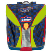 Školní batoh Scout - Formule - modro-zelený II.