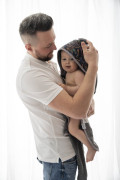 Dětská osuška s kapucí Maxi print 100 x 100 cm Babymatex