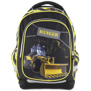 Školní batoh Target - Danger-motiv buldozeru
