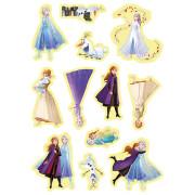 Omalovánky se svítícími samolepkami Ledové království