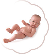 Realistická panenka miminko s celovinylovým tělem 42 cm Lua 50410 Antonio Juan