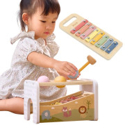 Dřevěná zatloukačka+xylofon