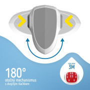 Bezpečnostní zámek na dvířka trouby, odolný proti teplu 1 ks Sipo