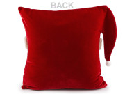 Vánoční plyšový povlak na polštář 43x43 cm 