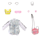 Panenka vodní víla Mermaze Mermaidz Ensemble