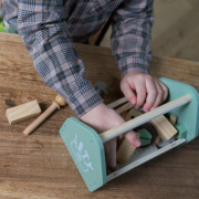 Playful Wood dřevěný box s nářadím 26 ks