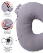 Mušelínový polohovací polštář MiniRelax 140 cm Babymatex