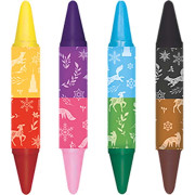 Omalovánkový set s oboustrannými voskovkami Ledové království