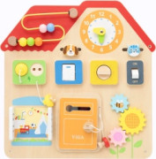 Dřevěná nástěnná hra - domeček