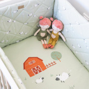2-dílný bavlněný set do postýlky 0 m+ bonjourbébé
