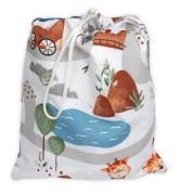 Bavlněný pytlík na přezůvky 40×32 cm 