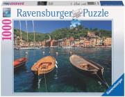 Puzzle Ravensburger - Přístav v Portofino, Itálie - 1000 dílků