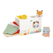 Dřevěné třídění tvarů s látkami Pure Janod