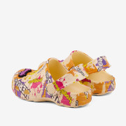 Dětské nazouváky clogsy žluté Hero + amulet Little Frog Coqui