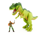 Jurassic Clash Dinosaurus 32 cm s bojovníkem
