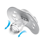 Lovi Šidítko silikonové dynamické NIGHT & DAY 2ks Vel. 0-3 měs. ovečka kluk