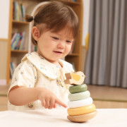 Dřevěné kroužky ptáček