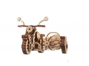 Ugears 3D dřevěné mechanické puzzle Harry Potter Hagridova létající motorka