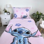 Povlečení Lilo and Stitch pink 140 x 200, 70 x 90 cm Jerry Fabrics