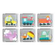 Senzorické svítící kostky do vody Auta Glo Pals