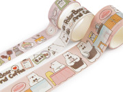 Ozdobná lepicí páska dětské motivy sada Washi 