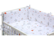 Dětská postýlka s kompletní výbavou, 120 x 60 cm, Labra Scarlett