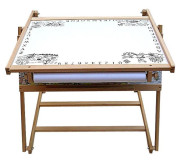 Oboustranná dřevěná tabule + stolek 2v1 MAGNETICKÁ